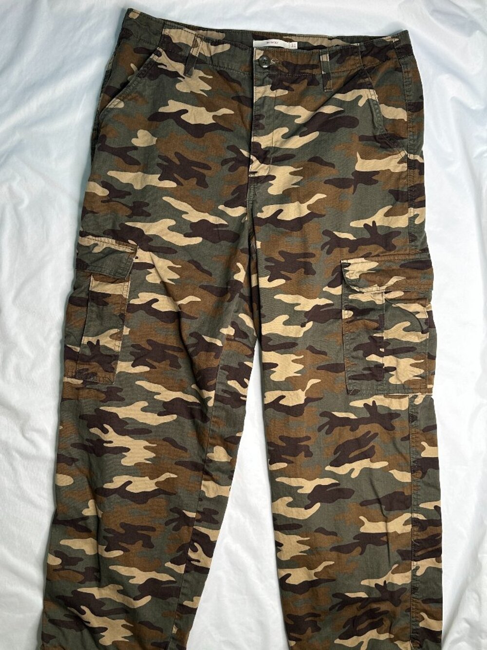 Levis Pants Womens 31x29 Cargo ‘94 Baggy Camo Paratrooper Military Tactical